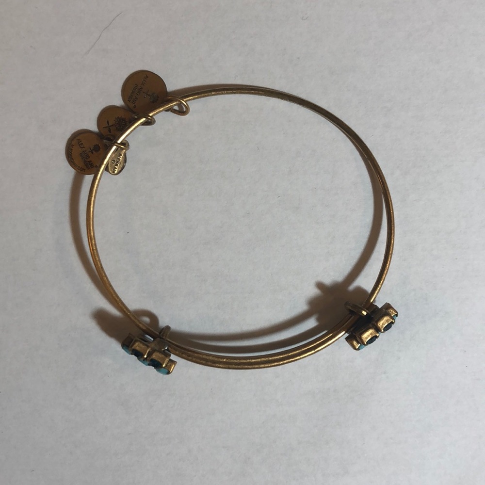 DISCONTINUED🚨Aqua Sparkler Bangle✨ | ALEX&ANI - Picture 3 of 4